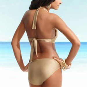 VTG Jantzen Gold Metalic  Bikini Set NWT